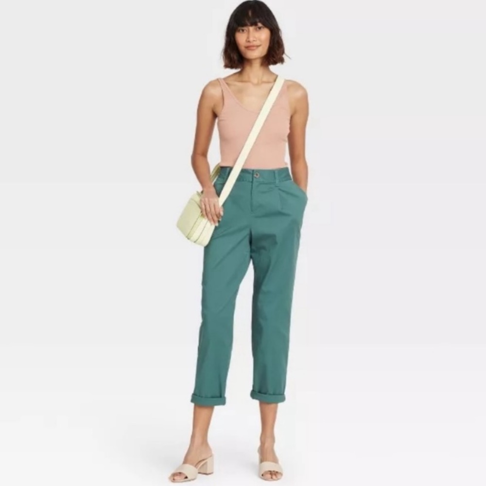 A New Day High-Rise Ankle Pants in Teal